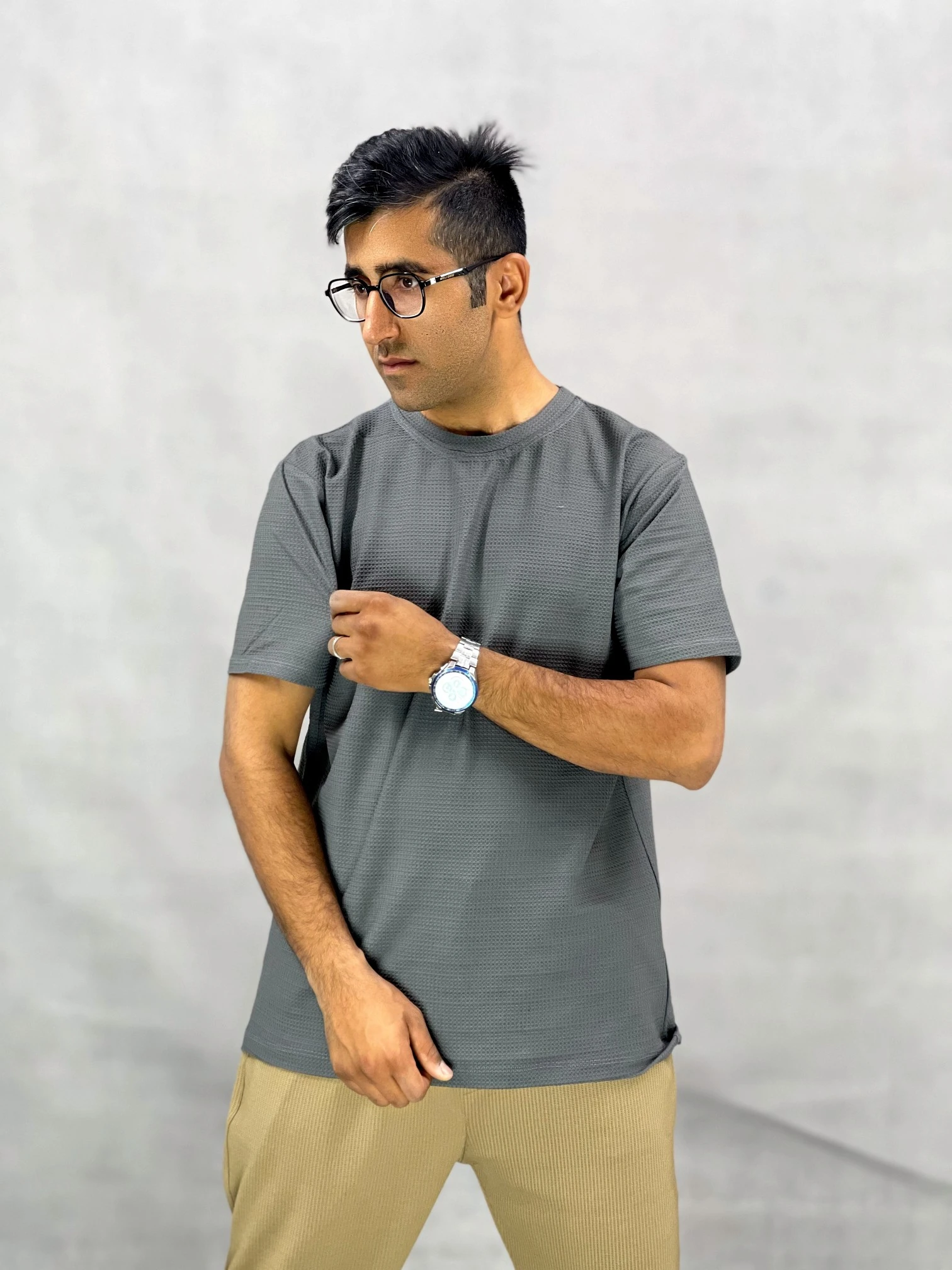 خرید تیشرت بیسکویتی مردانه