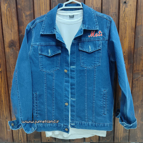 کت جین سنگشور شده آبی