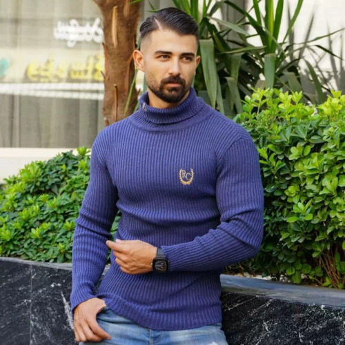 بافت یقه اسکی مردانه مازارتی