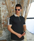 تیشرت نیم زیپ مردانه