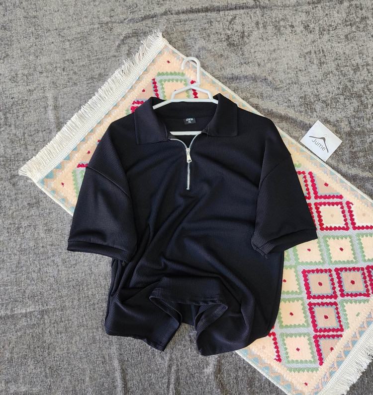 خرید تی شرت نیم زیپ مردانه در تهران