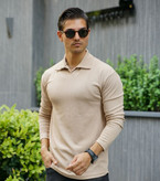 خرید تیشرت یقه دار استین بلند