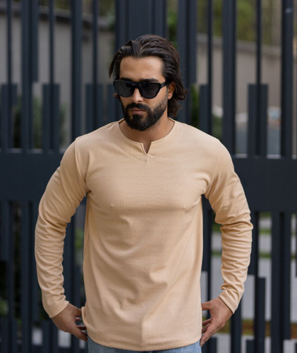 خرید بلوز یقه کوبایی مردانه