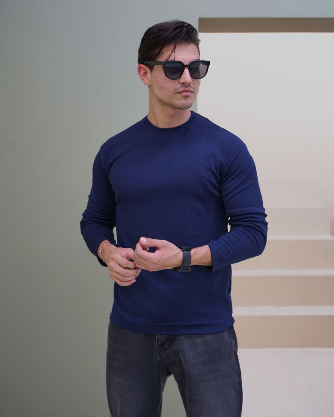 تیشرت آستین بلند مراکشی پاییزه مردانه