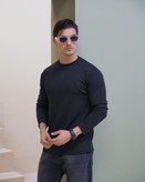 بلوز یقه گرد مردانه