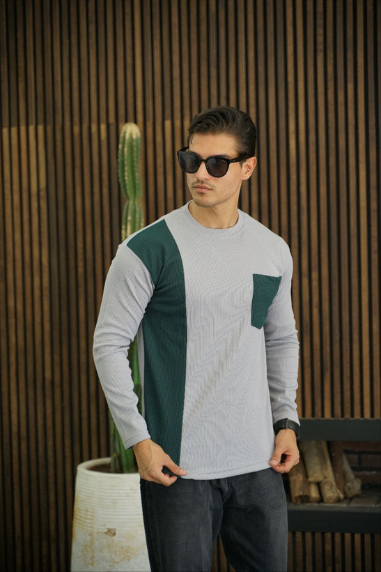 بلوز مردانه جیب دار