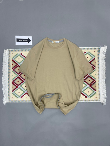 تیشرت بیسیک 100% پنبه ای | تیشرت سر آستین کش | تی شرت یقه گرد نخی خنک | ارسال فوری