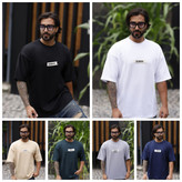 تیشرت مراکشی باکسی مردانه طرح Balenciaga | تی شرت مردانه باکسی طرح بالنسیاگا | تیشرت مراکشی آستین سه ربع مردانه کبریتی | ارسال فوری